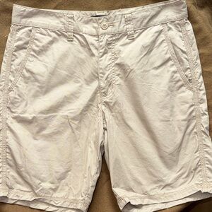 John Varvatos Light Tan Flat Front Shorts